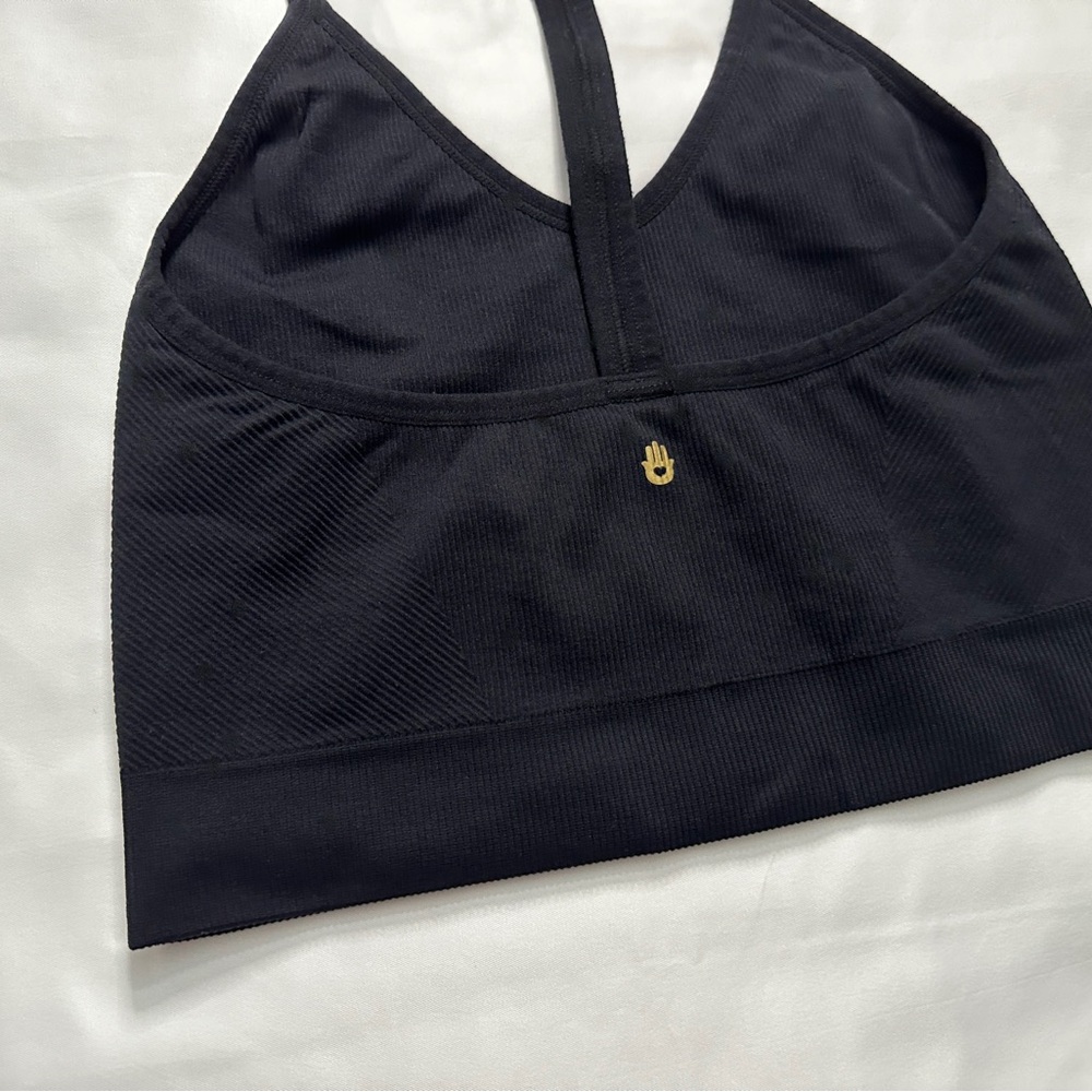 Spiritual Gangster Black Racerback Sports Bra - Picture 4 of 7